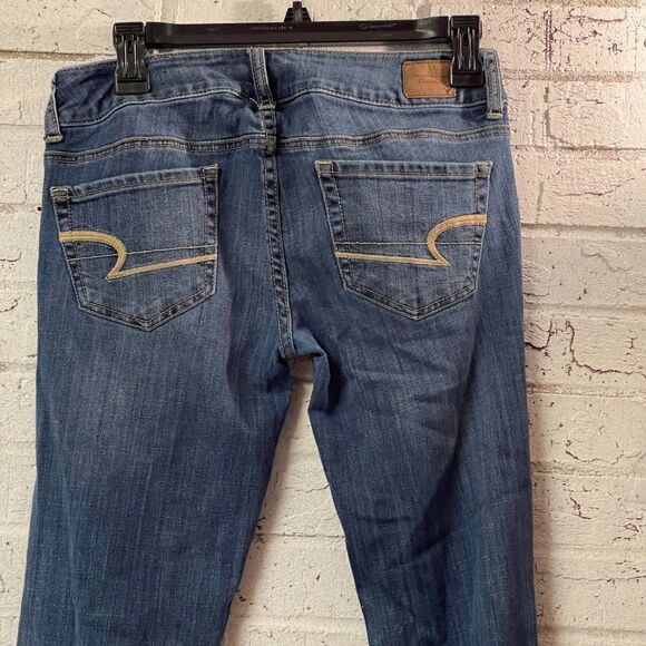 American Eagle Super Stretch Blue Denim Jeans 4 - Picture 5 of 10